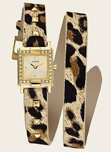 AAA 1:1 Replica Guess Ladies Watches Gold Dial Quartz U90037L2 Watch