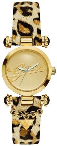 AAA 1:1 Replica Guess Ladies Watches Gold Dial Quartz 32MM U96023L1 Watch