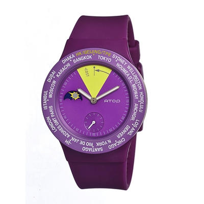 AAA 1:1 Replica Atop-Vwa Unisex Watches Fuchsia Dial Japanese Quartz 44MM VWA-01 Watch
