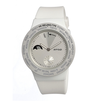 AAA 1:1 Replica Atop-Vwa Unisex Watches White Dial Japanese Quartz 44MM VWA-10 Watch