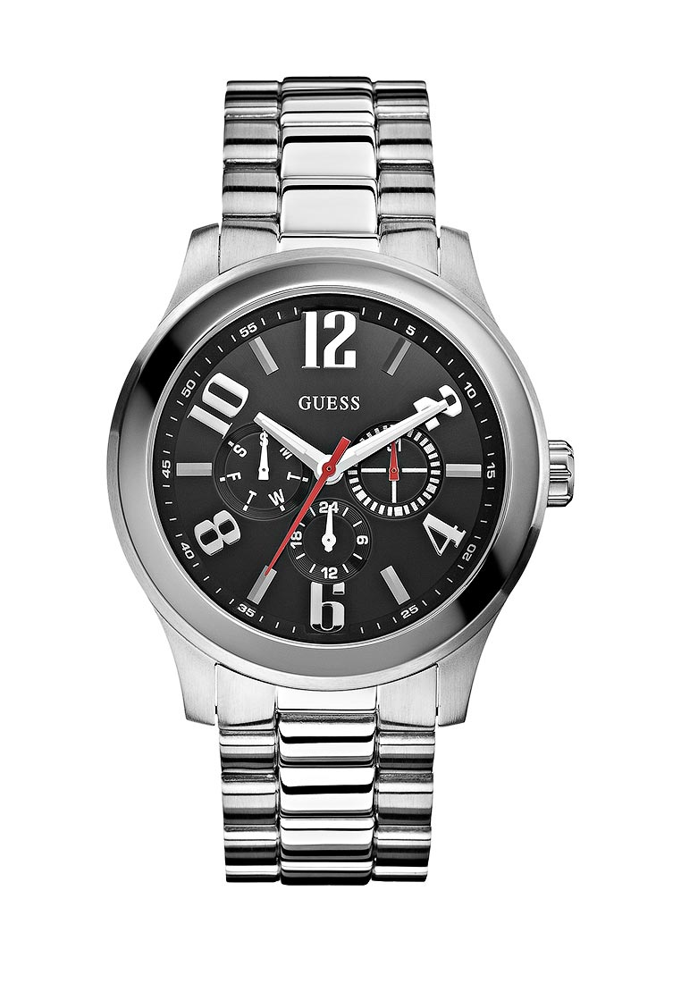 AAA 1:1 Replica Guess Ladies Watches Black Dial Quartz 45MM W0007G1 Watch