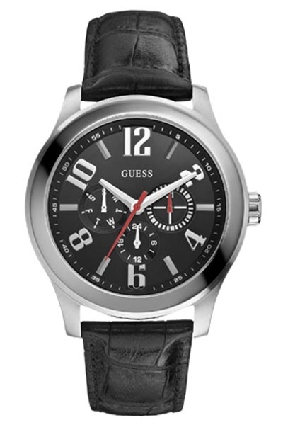 AAA 1:1 Replica Guess Mens Watches White Dial Quartz 45MM W0008G1 Watch