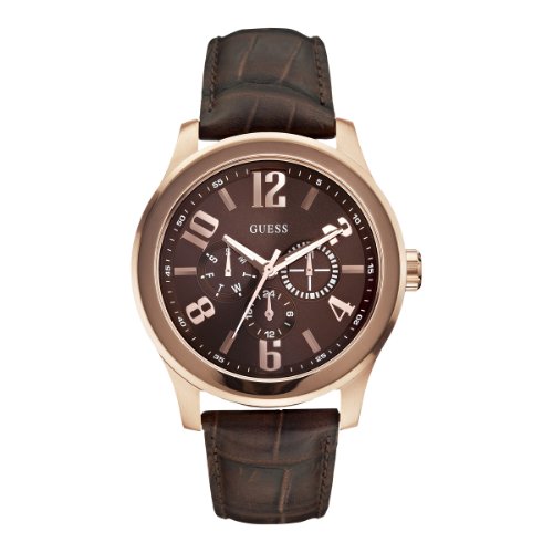 AAA 1:1 Replica Guess Mens Watches Brown Dial Mechanical 44MM W0008G3 Watch