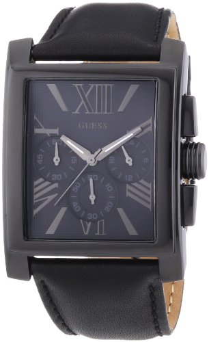 AAA 1:1 Replica Guess Mens Watches Black Dial Quartz 37MM W0010G2 Watch