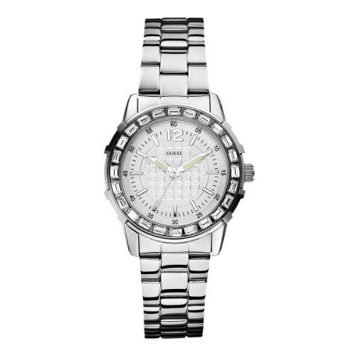 AAA 1:1 Replica Guess Ladies Watches Silver Dial Quartz 35MM W0018L1 Watch