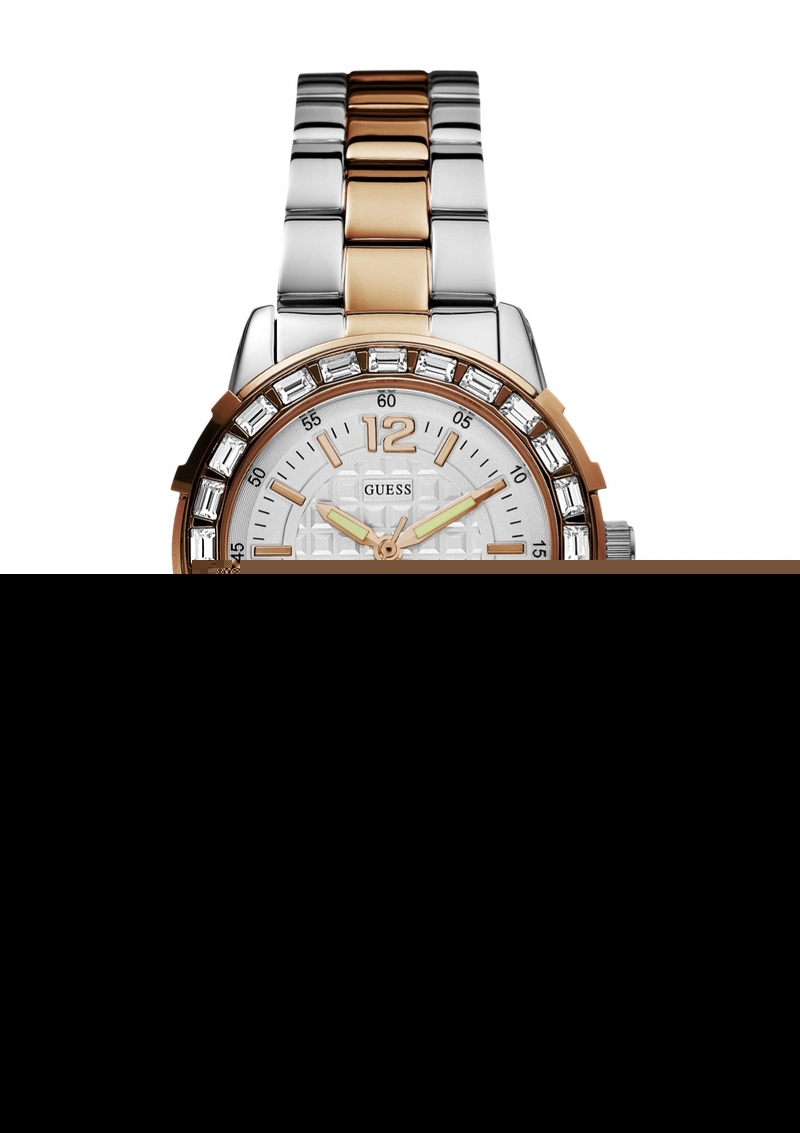 AAA 1:1 Replica Guess Ladies Watches Silver Dial Quartz 35MM W0018L3 Watch