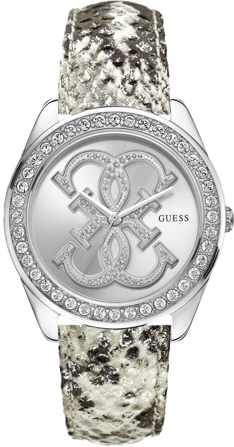 AAA 1:1 Replica Guess Ladies Watches Silver Dial Quartz 40MM W0023L3 Watch