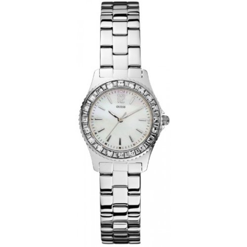AAA 1:1 Replica Guess Ladies Watches Silver Dial Quartz 35MM W0025L1 Watch