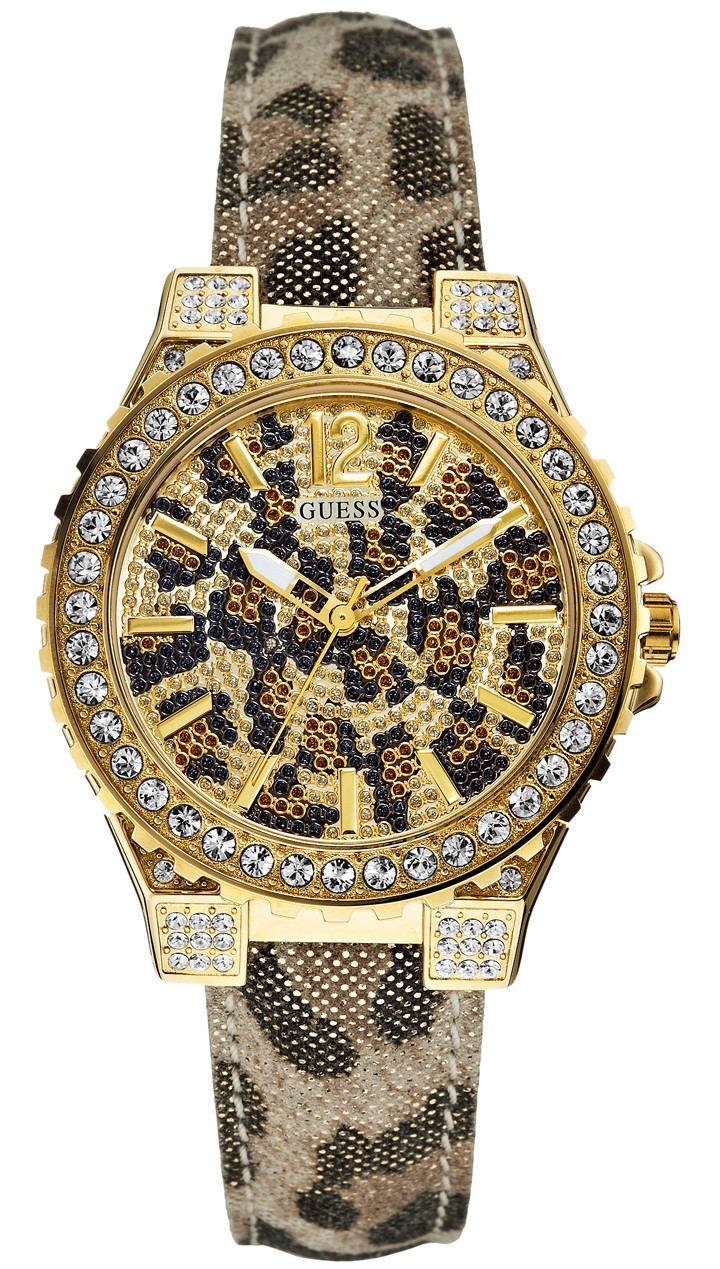 AAA 1:1 Replica Guess Ladies Watches Brown Dial Quartz 39MM W0030L1 Watch