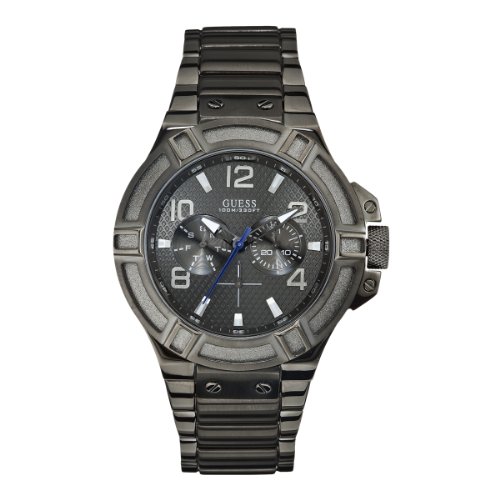 AAA 1:1 Replica Guess-Multifunction Mens Watches Gray Dial Quartz 48MM W0041G1 Watch