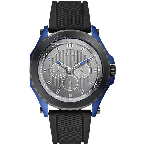 AAA 1:1 Replica Guess Mens Watches Silver Dial Quartz 44MM W0063G2 Watch