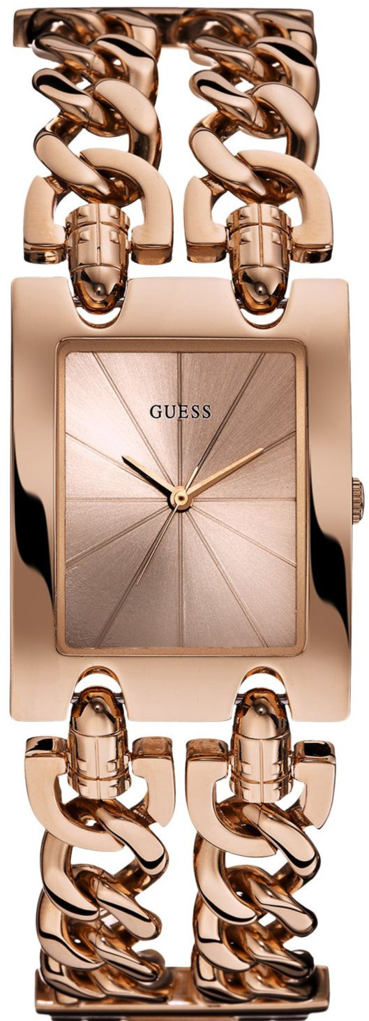 AAA 1:1 Replica Guess Ladies Watches Rose Gold Dial Quartz 28.5MM W0073L2 Watch