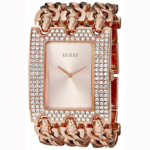 AAA 1:1 Replica Guess Ladies Watches Rose Gold Dial Quartz 40MM W0085L3 Watch