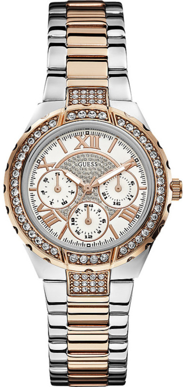 AAA 1:1 Replica Guess Ladies Watches White Dial Quartz 36MM W0111L4 Watch
