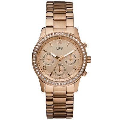 AAA 1:1 Replica Guess Ladies Watches Gray Dial Quartz W0122L3 Watch