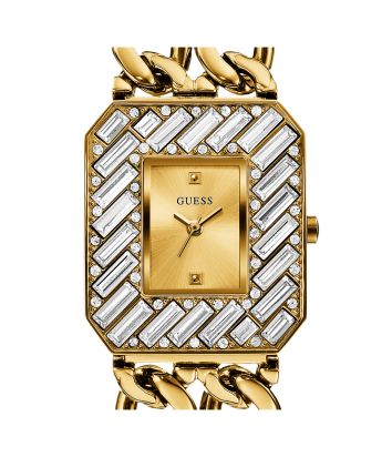 AAA 1:1 Replica Guess Ladies Watches Gold Dial Quartz W0126L2 Watch
