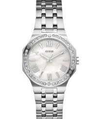 AAA 1:1 Replica Guess Ladies Watches Silver Dial Quartz 30MM W0143L1 Watch