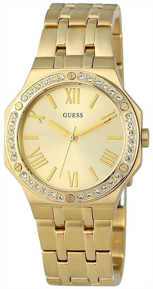 AAA 1:1 Replica Guess Ladies Watches Gold Dial Quartz 35MM W0143L2 Watch