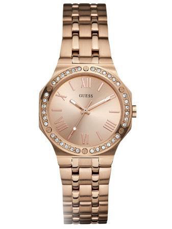 AAA 1:1 Replica Guess Ladies Watches Rose Gold Dial Quartz 35MM W0143L3 Watch