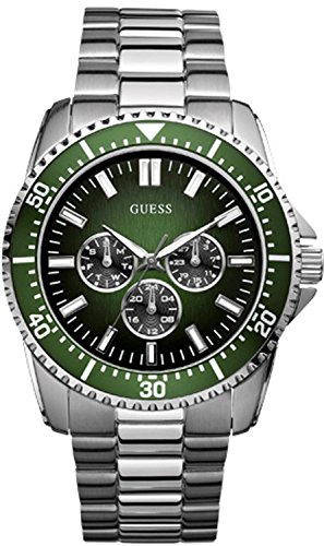 AAA 1:1 Replica Guess Mens Watches Green Dial Quartz 44MM W0172G2 Watch