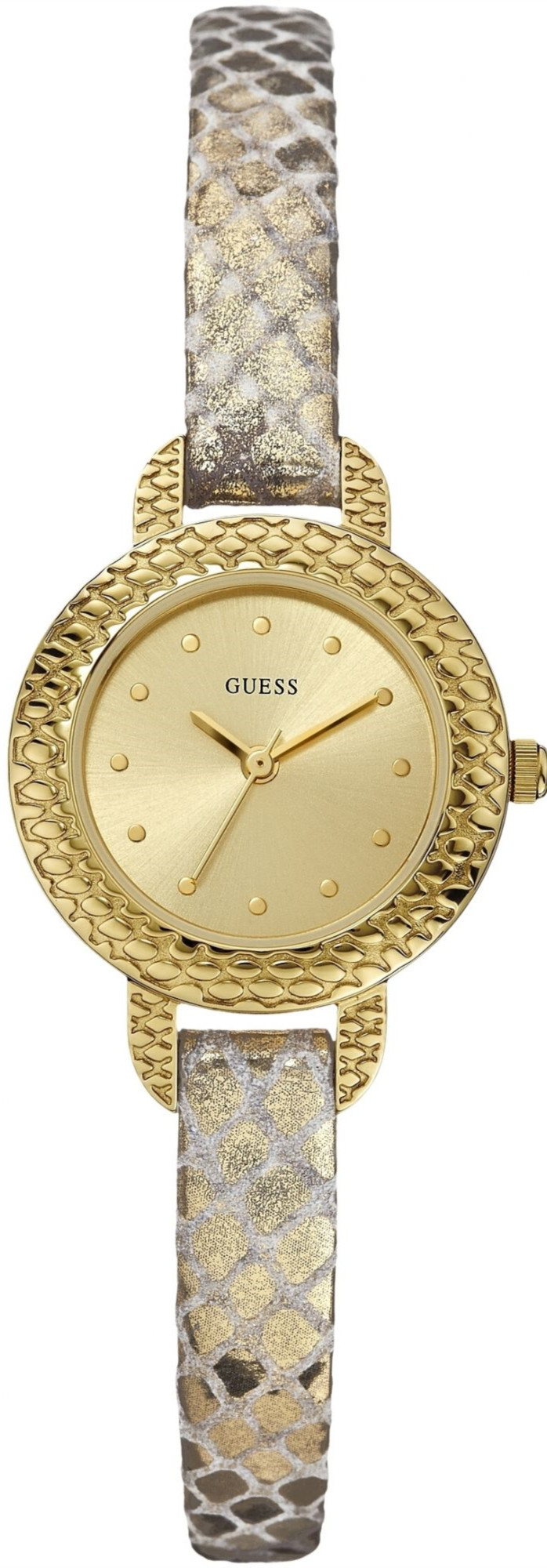 AAA 1:1 Replica Guess Ladies Watches Gold Dial Quartz 26MM W0228L2 Watch