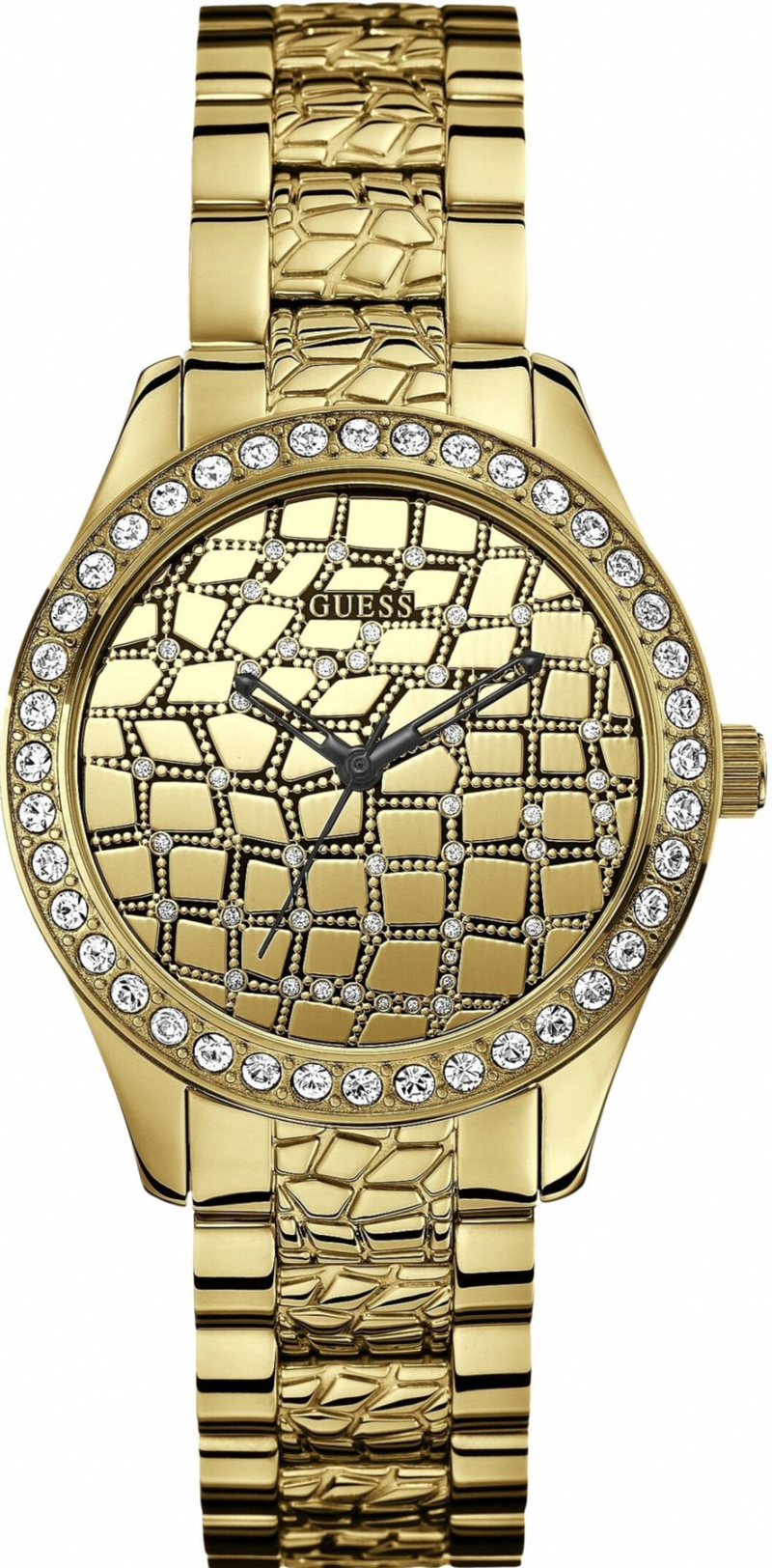 AAA 1:1 Replica Guess Ladies Watches Gold Dial Quartz 40MM W0236L2 Watch