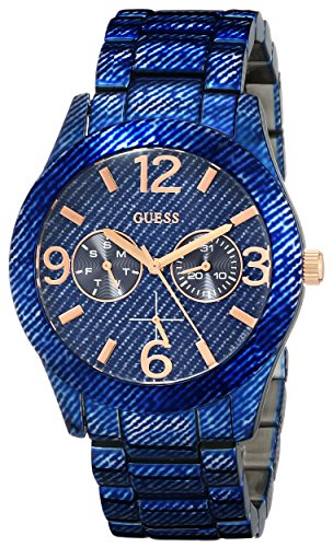 AAA 1:1 Replica Guess Ladies Watches Blue Dial Quartz 39MM W0288L1 Watch