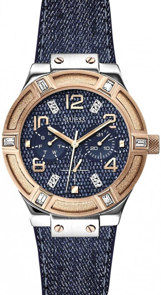 AAA 1:1 Replica Guess Ladies Watches Blue Dial Quartz 39MM W0289L1 Watch