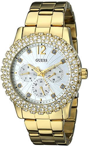 AAA 1:1 Replica Guess Ladies Watches Silver Dial Quartz 40MM W0335L2 Watch