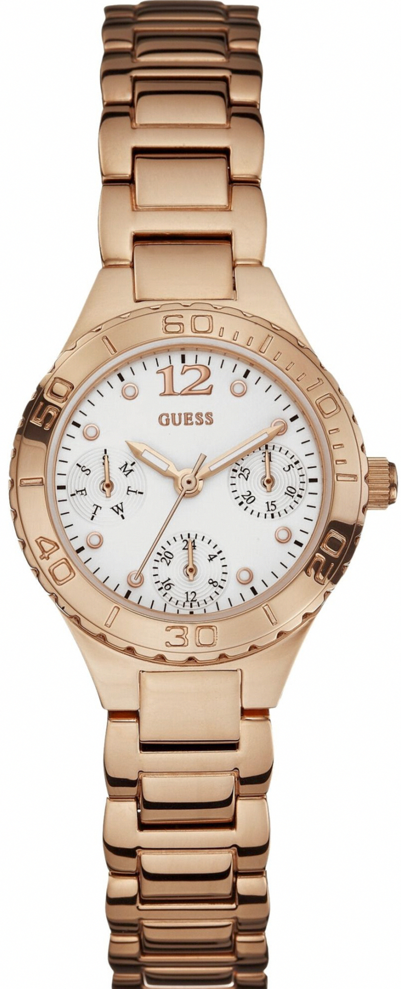 AAA 1:1 Replica Guess Ladies Watches White Dial Quartz 29MM W0355L2 Watch