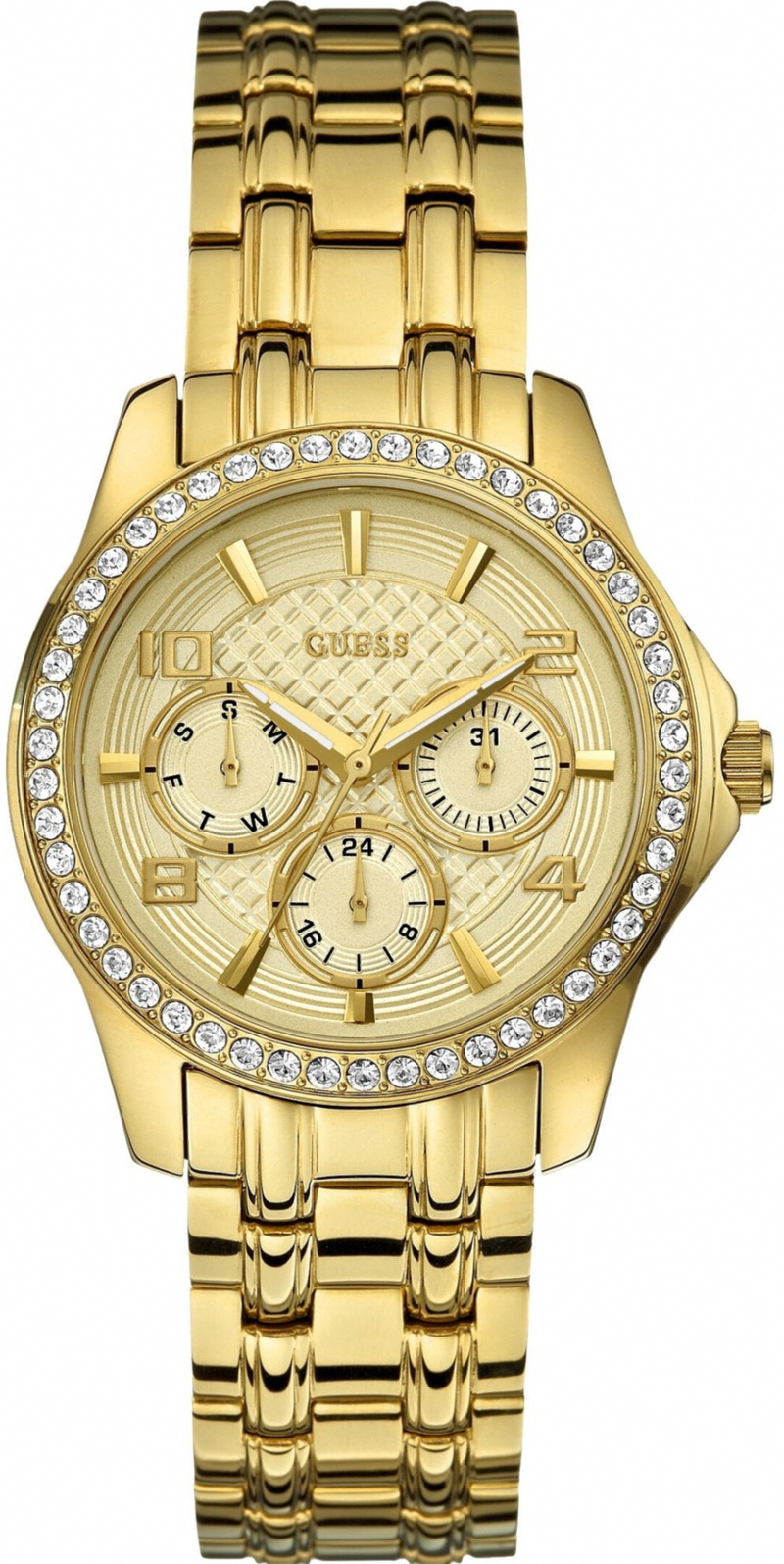 AAA 1:1 Replica Guess Ladies Watches Gold Dial Quartz 36MM W0403L2 Watch