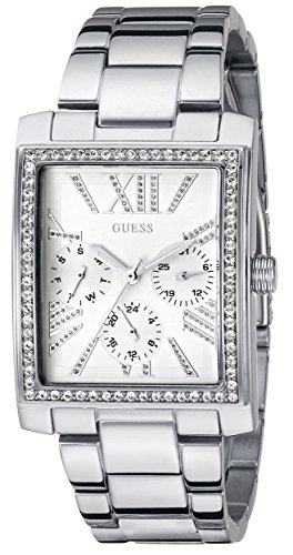 AAA 1:1 Replica Guess Ladies Watches Silver Dial Quartz 30MM W0446L1 Watch