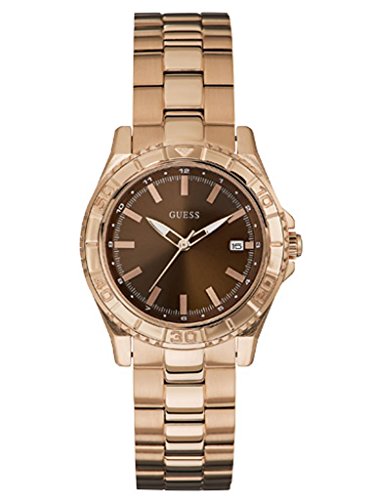 AAA 1:1 Replica Guess Ladies Watches Brown Dial Quartz 34MM W0469L1 Watch