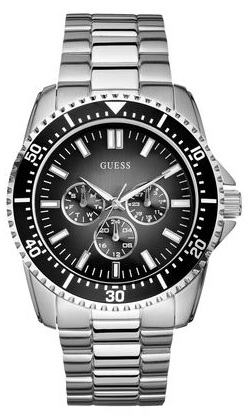 AAA 1:1 Replica Guess Mens Watches Black Dial Quartz 47MM W10245G4 Watch