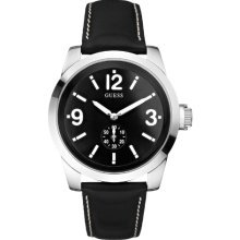 AAA 1:1 Replica Guess Mens Watches Black Dial Japanese Quartz 45MM W10248G1 Watch