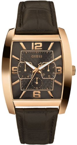 AAA 1:1 Replica Guess Mens Watches Brown Dial Quartz 48MM W10600G1 Watch