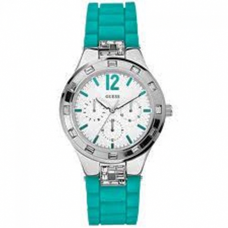 AAA 1:1 Replica Guess Mens Watches Silver Dial Quartz 38MM W10615L4 Watch