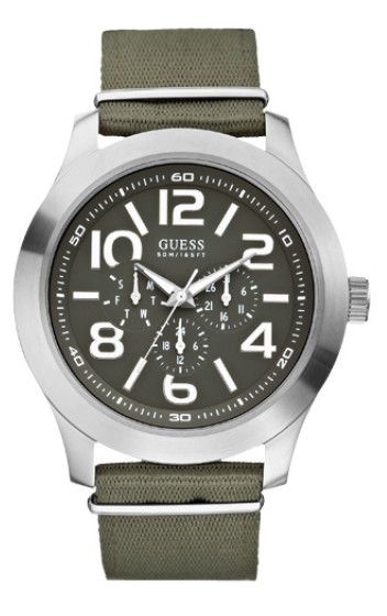 AAA 1:1 Replica Guess Mens Watches Black Dial Quartz 45MM W10617G1 Watch