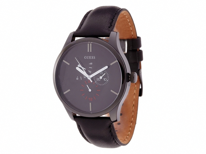 AAA 1:1 Replica Guess Mens Watches Black Dial Quartz 45MM W11162G2 Watch