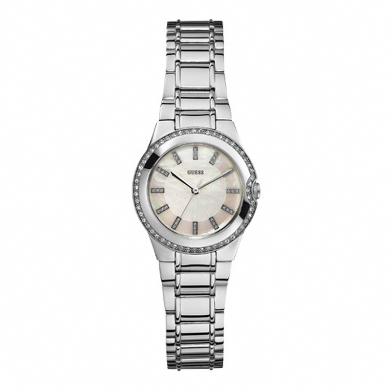AAA 1:1 Replica Guess Ladies Watches Mother Of Pearl Dial Quartz 28MM W11178L1 Watch