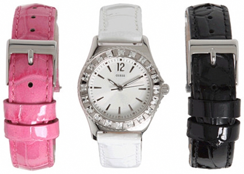 AAA 1:1 Replica Guess Ladies Watches White Dial Quartz 28MM W11180L1 Watch