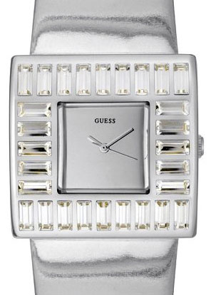 AAA 1:1 Replica Guess Ladies Watches Silver Dial Quartz 40MM W11524L1 Watch