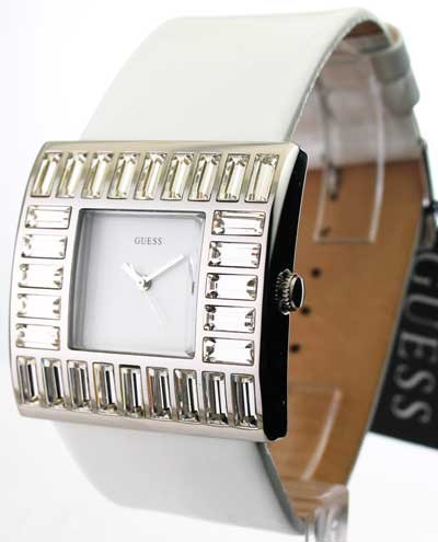 AAA 1:1 Replica Guess Ladies Watches White Dial Japanese Quartz 1.5MM W11524L4 Watch