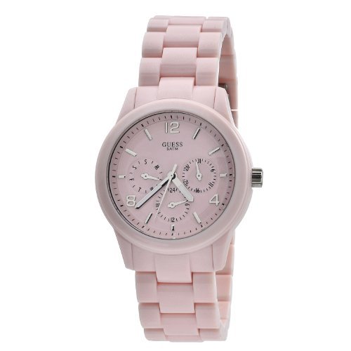 AAA 1:1 Replica Guess Ladies Watches Pink Dial Japanese Quartz 40MM W11603L3 Watch
