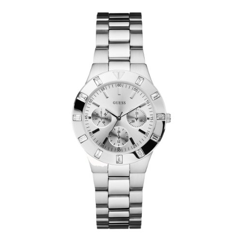 AAA 1:1 Replica Guess Ladies Watches Silver Dial Quartz 35MM W11610L1 Watch