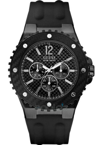 AAA 1:1 Replica Guess Mens Watches Black Dial Quartz 46MM W11619G1 Watch