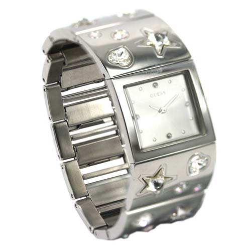 AAA 1:1 Replica Guess Ladies Watches Silver Dial Quartz W12047L1 Watch