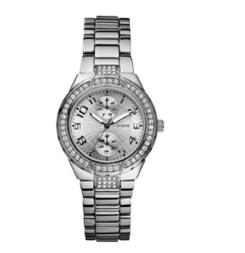 AAA 1:1 Replica Guess Ladies Watches Silver Dial Quartz 39MM W12609L1 Watch