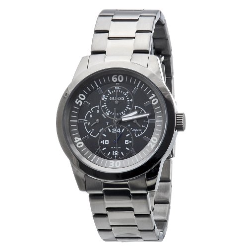 AAA 1:1 Replica Guess Mens Watches Black Dial Japanese Quartz 35MM W12623G1 Watch