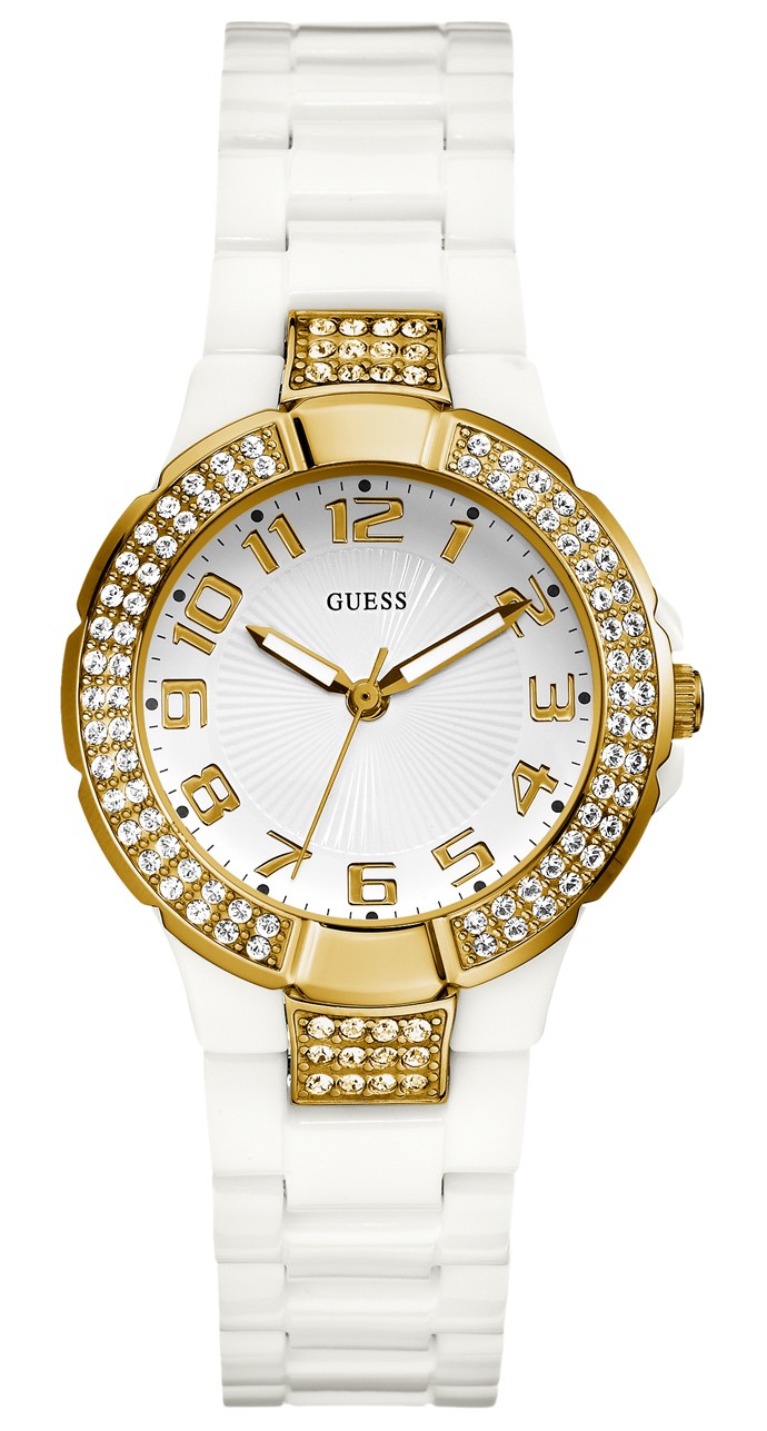 AAA 1:1 Replica Guess Ladies Watches White Dial Quartz 38MM W12649L2 Watch